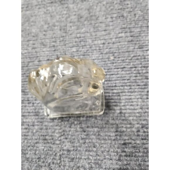 Vintage 1930s Clear Federal Pressed Glass Horse Head Stallion Book End - Picture 2 of 7